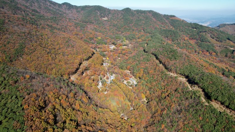 [보령=뉴시스] 보령시 오서산 자연 휴양림 전경. (사진=보령시청 제공) 2025.12.10. photo@newsis.com *재판매 및 DB 금지