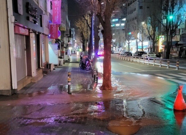 침수 현장 (부천소방본부 제공.재판매 및 DB금지)