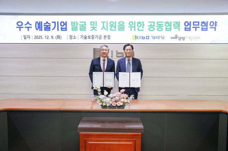 업무협약 사진 (기보 제공)