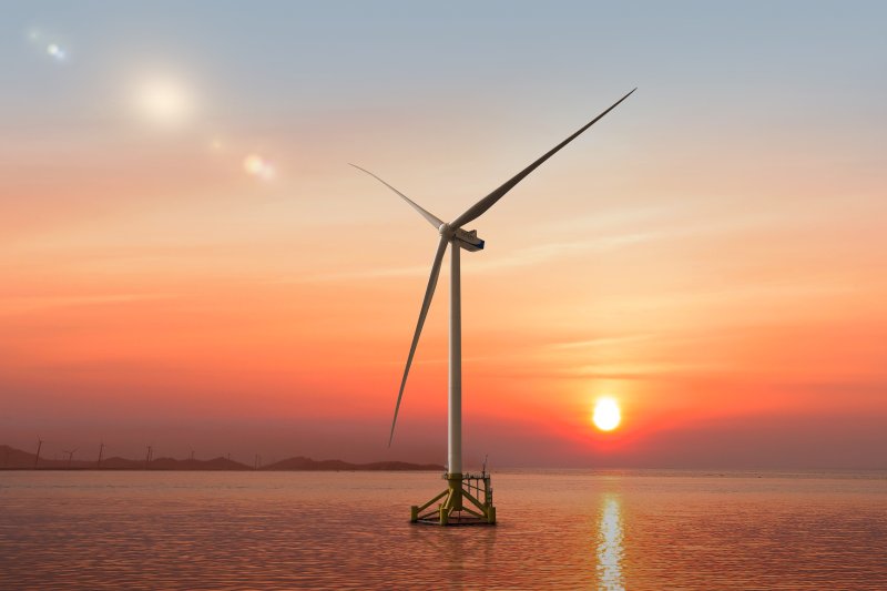 [무안=뉴시스]전남개발공사 '영광 약수해상풍력' 발전 현장. (사진=전남개발공사 제공) 2025.04.23. photo@newsis.com *재판매 및 DB 금지