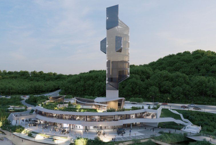 청주시 명암관망탑 리모델링 사업 계획도.(시 제공)/뉴스1