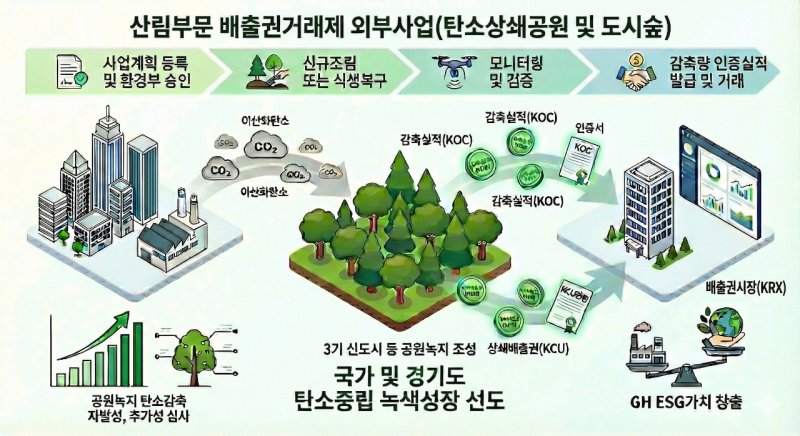 [수원=뉴시스] 배출권거래제 외부사업 설명. (사진=경기주택도시공사 제공) 2025.12.10. photo@newsis.com *재판매 및 DB 금지