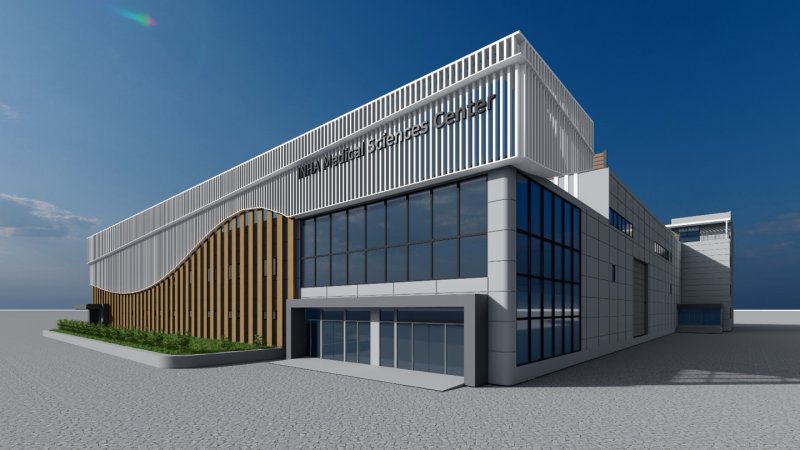 [인천=뉴시스] 인하대학교 의과대학 신축 건물 조감도. (사진=인하대 제공). 2025.12.10. photo@newsis.com *재판매 및 DB 금지