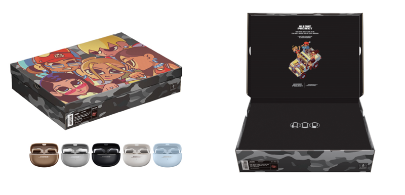 보스와 '올데이 프로젝트' 컬래버 제품. 보스 제공