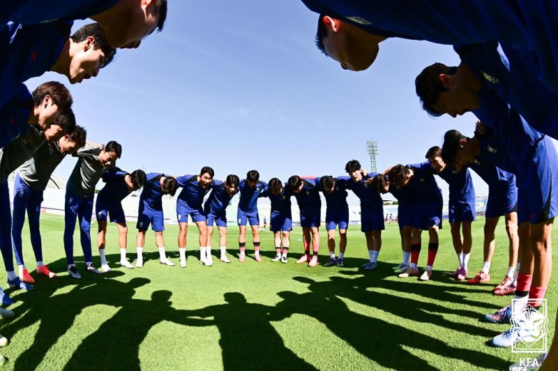 [서울=뉴시스] 한국 22세 이하(U-22) 남자 축구 대표팀. (사진=대한축구협회 제공) *재판매 및 DB 금지