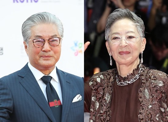 한지일(왼쪽), 김지미ⓒ 뉴스1