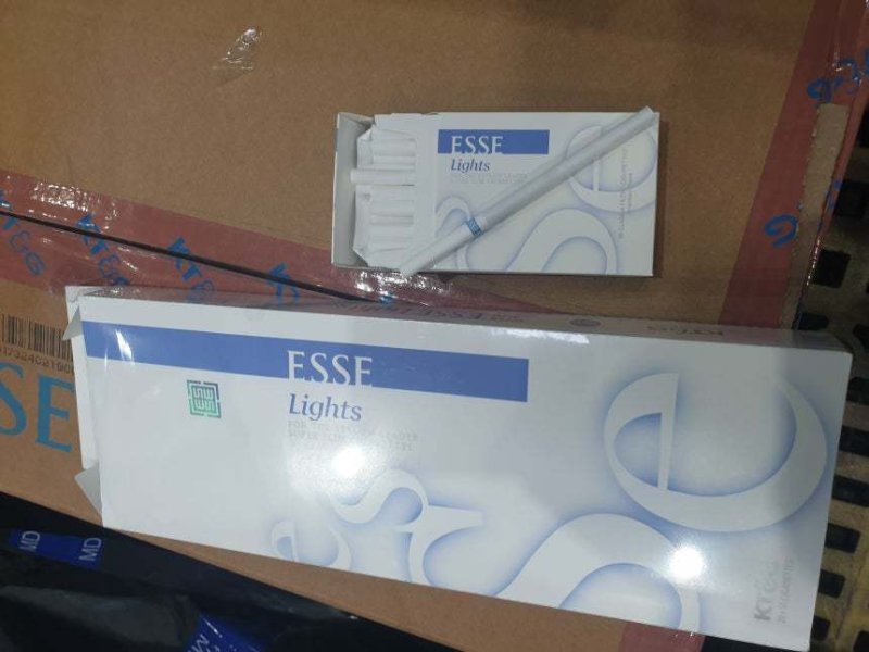 관세청 인천본부세관이 적발한 국산 담배 '에쎄' 위조 제품 (관세청 제공.재판매 및 DB금지)