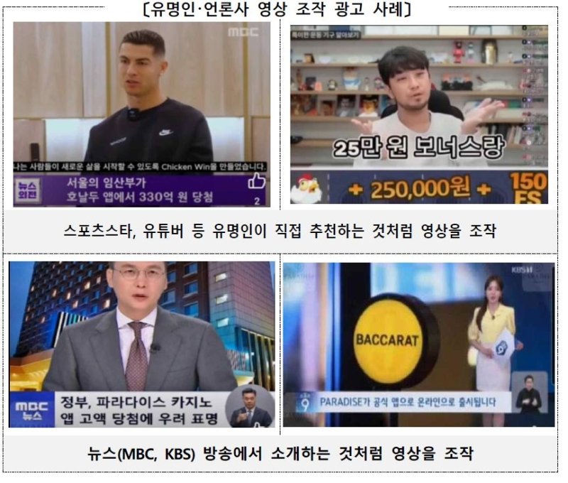 AI 활용 부당광고 사례 (출처=연합뉴스)