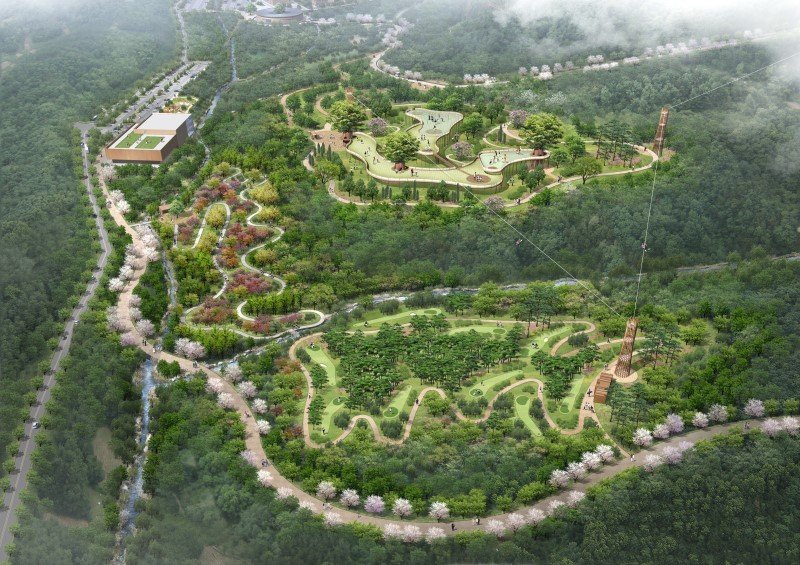 제천 국립산림치유원 조감도 *재판매 및 DB 금지