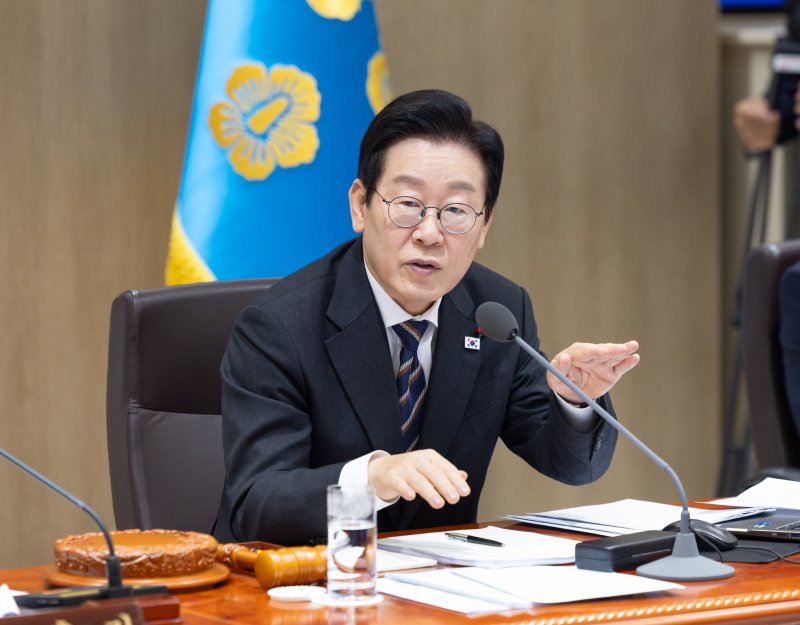 이재명 대통령이 지난 9일 서울 용산 대통령실 청사에서 열린 국무회의에서 발언하고 있다. (대통령실 제공. 재판매 및 DB 금지) 2025.12.9/뉴스1 ⓒ News1 허경 기자