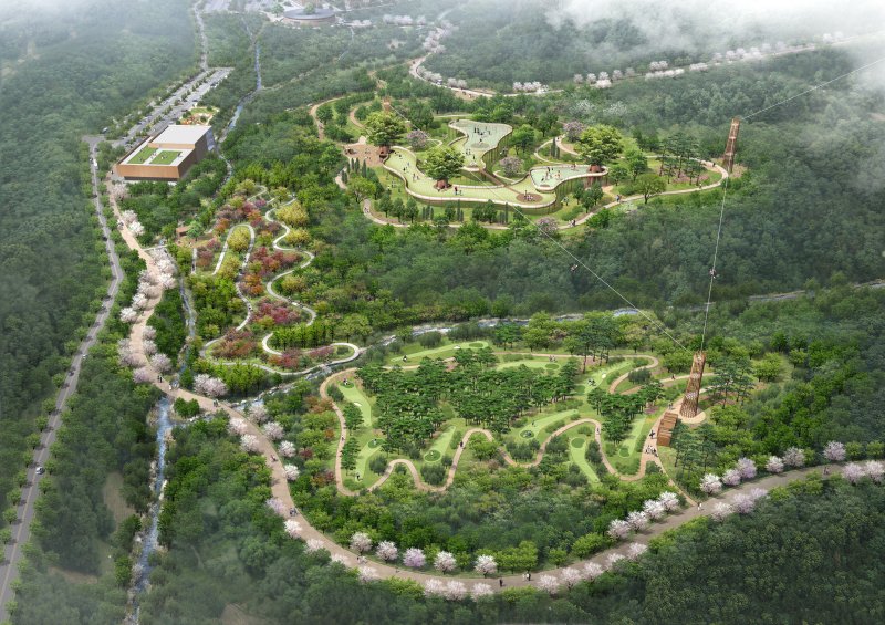 가칭 중부권(제천) 국립산림치유원 조감도.(제천시 제공. 재판매 및 DB금지) /뉴스1