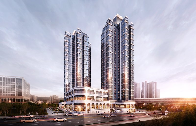 [과천=뉴시스]해링턴 스퀘어 과천 투시도.(사진=해링턴 스퀘어 과천 홍보관 제공)2025.12.10.photo@newsis.com *재판매 및 DB 금지