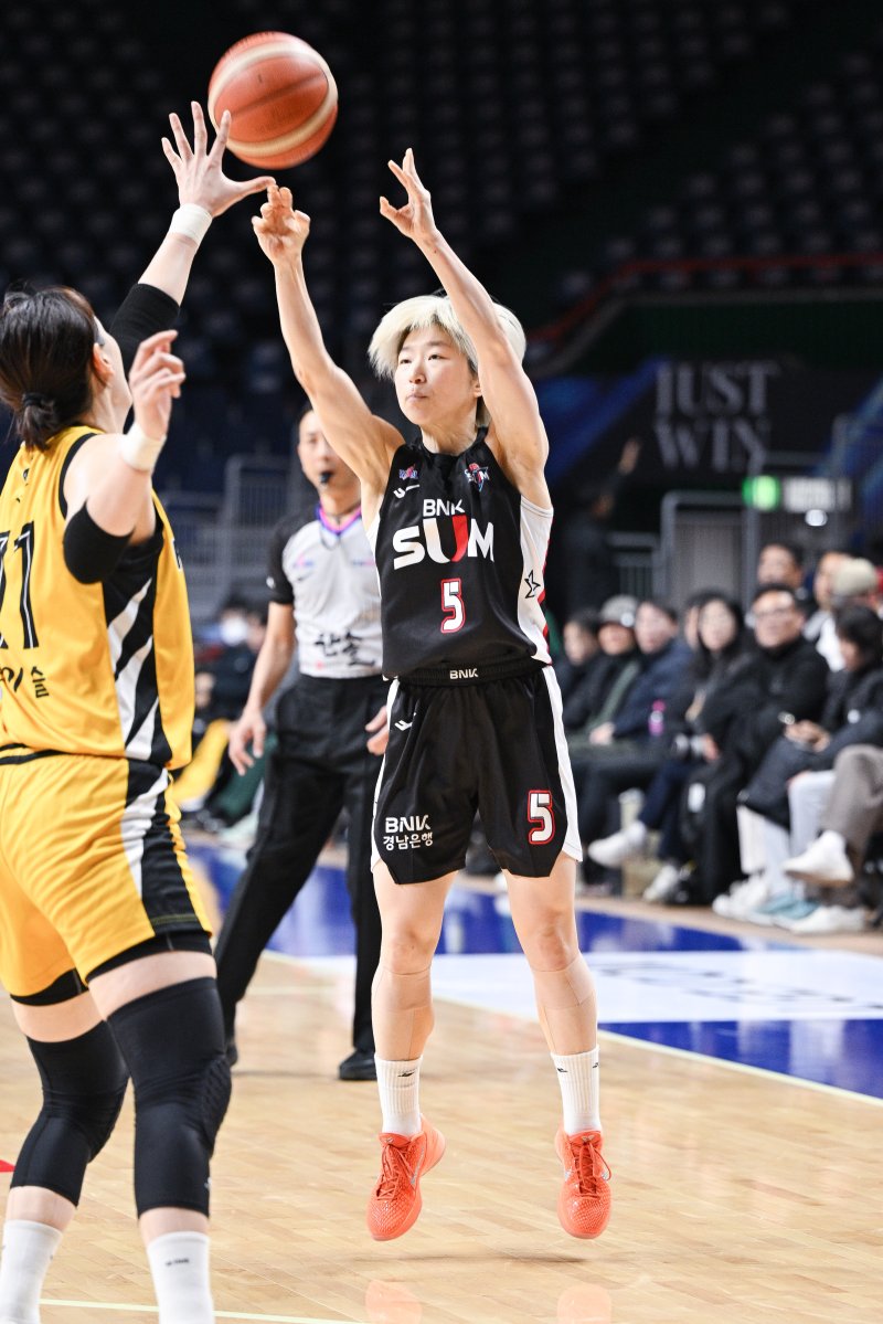 [서울=뉴시스] 여자프로농구 부산 BNK 안혜지. (사진=WKBL 제공)