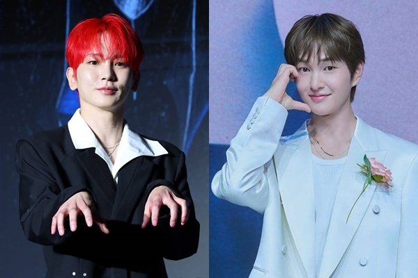 샤이니 키(왼쪽), 온유