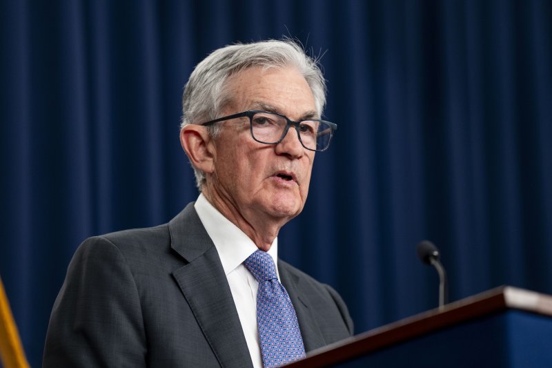 제롬 파월 미국 연방준비제도(연준) 의장이 10일(현지시간) 워싱턴 연준 청사에서 연방공개시장위원회(FOMC) 회의를 마친 뒤 기자회견을 하고 있다. UPI 연합