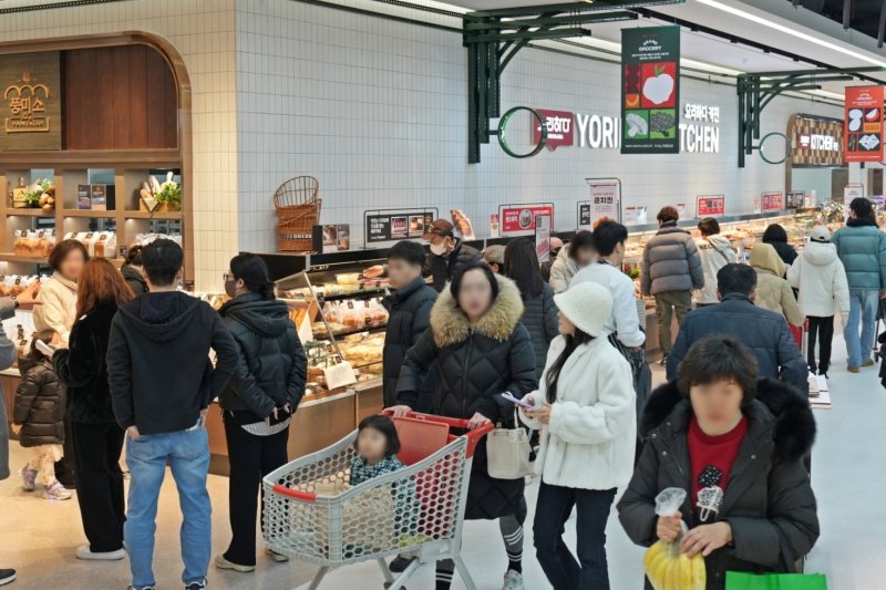 [서울=뉴시스] 롯데마트 그랑그로서리 매장 전경. (사진=롯데마트 제공) *재판매 및 DB 금지