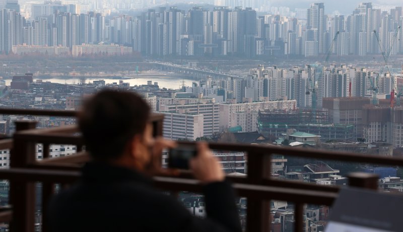 서울시내 아파트 단지 모습. 뉴시스 자료사진.