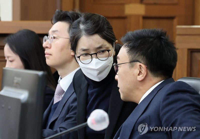 김건희, 결심 공판 출석 (출처=연합뉴스)