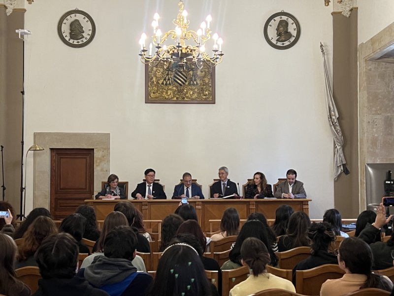 스페인 살라망카대학교에 '한국자료실' 개관식 (국립중앙도서관 제공)