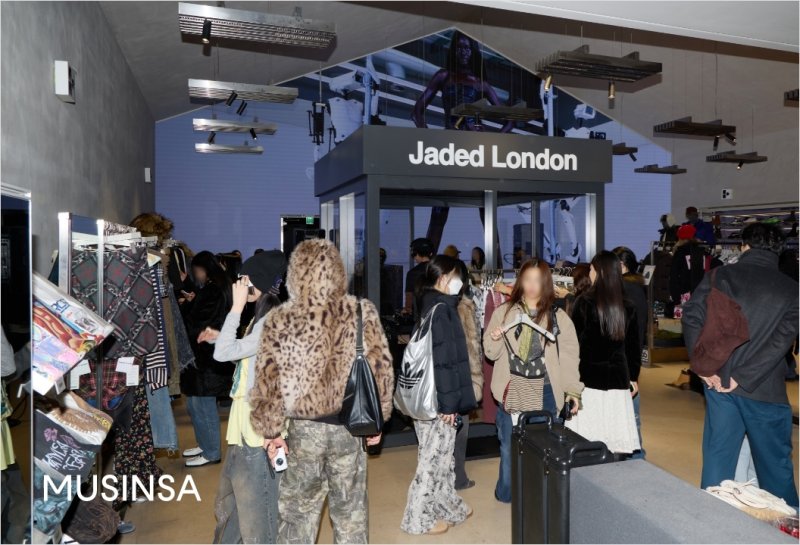 제이디드 런던 팝업 현장(무신사 제공)