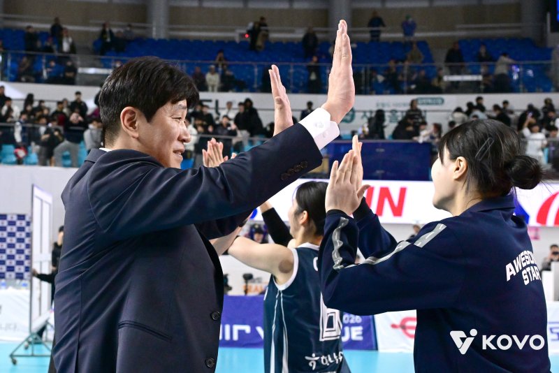 김종민 도로공사 감독. (KOVO 제공)