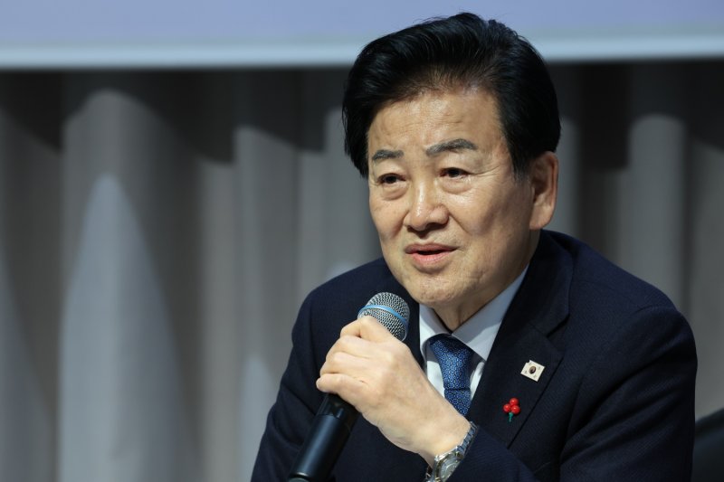 정동영 통일부 장관이 10일 오후 경기도 고양 소노캄에서 열린 출입기자 간담회에서 발언 중인 모습. (사진=통일부 제공) 2025.12.11. *재판매 및 DB 금지