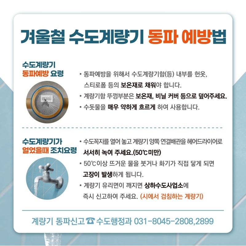 [안양=뉴시스] 경기 안양시 겨울철 수도계량기 동파예방법 디지털 홍보자료. (사진=안양시 제공) 2025.12.11. photo@newsis.com *재판매 및 DB 금지