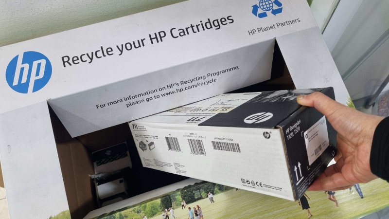 HP 수거 폐소모품(HP코리아 제공)