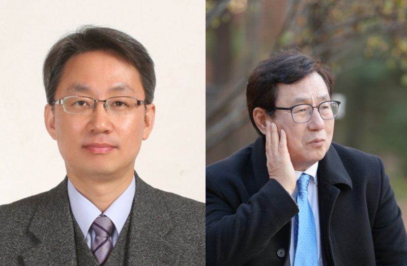 내년 6월 서울시교육감 선거에 출마하는 (왼쪽) 김현철 전 서울시교육청 대변인, 한만중 전 정책기획관.2025.12.11/뉴스1 ⓒ News1