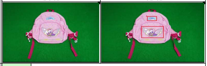 프탈레이트 가소제 기준치 초과로 리콜대상인 캐치티니핑 오로라핑 소풍가방, 국가기술표준원 제공