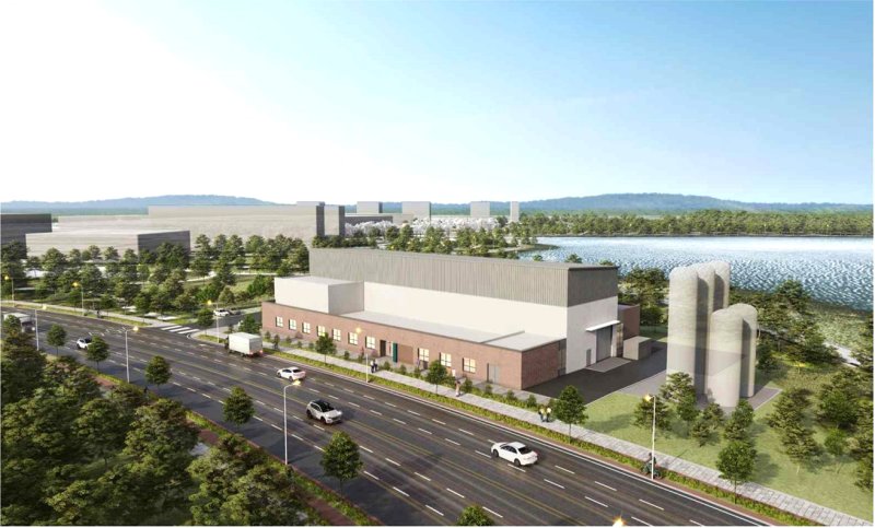 [나주=뉴시스] 한국에너지공과대학교(켄텍·KENTECH) 내에 구축 중인 '초전도 도체 시험설비 실험동' 조감도. (이미지=나주시 제공) photo@newsis.com *재판매 및 DB 금지