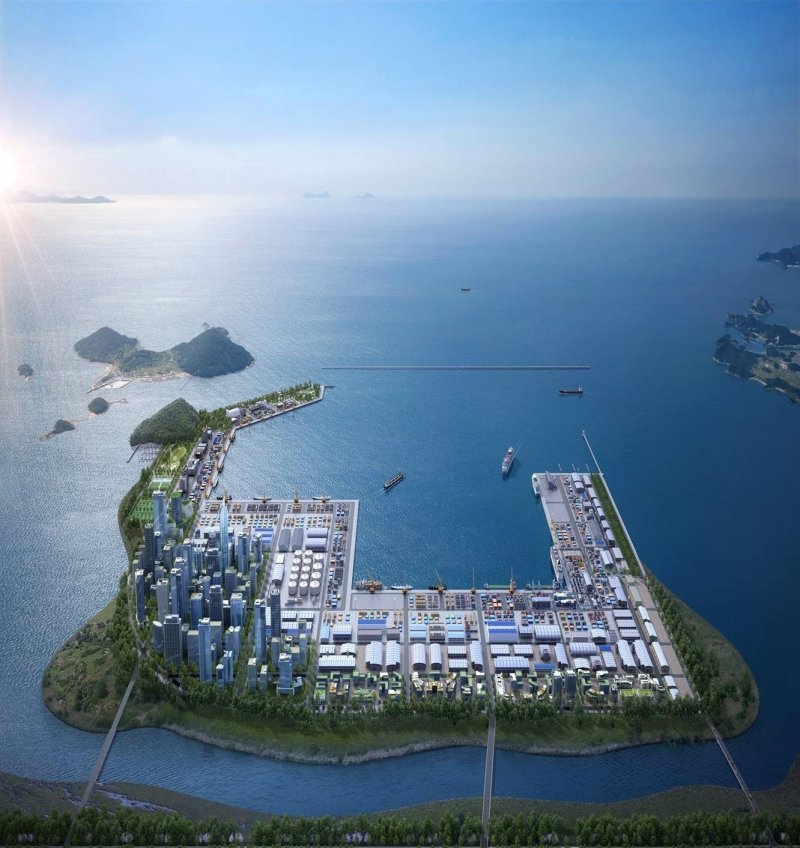 새만금신항 조감도./뉴스1