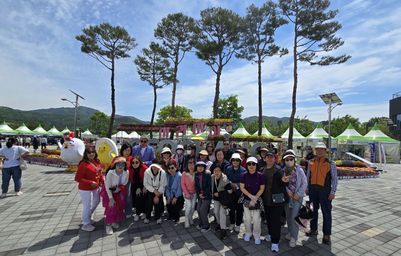 거창군을 방문한 단체 관광객들(거창군 제공. 재판매 및 DB금지).