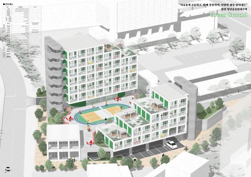 합천군 청년공공임대주택 조감도(합천군 제공. 재판매 및 DB금지).