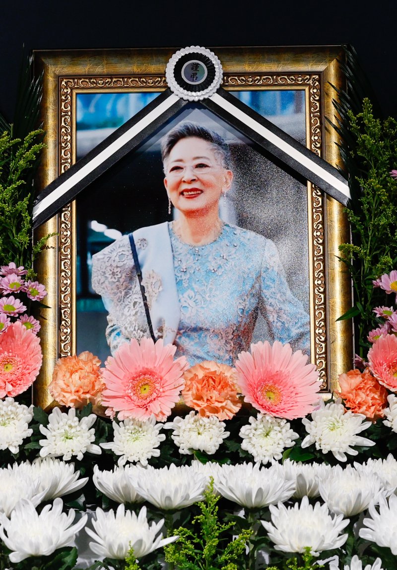 11일 오후 서울 중구 충무로 서울영화센터에 원로 배우 고(故) 김지미(본명 김명자) 추모 공간이 마련돼 있다. 2025.12.11/뉴스1 ⓒ News1 안은나 기자