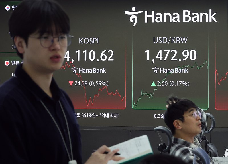 11일 서울외환시장에서 달러·원 환율은 전일 오후 3시 30분 주간종가 대비 2.50원 내린 1472.90원을 나타내고 있다. 2025.12.11/뉴스1 ⓒ News1 김진환 기자