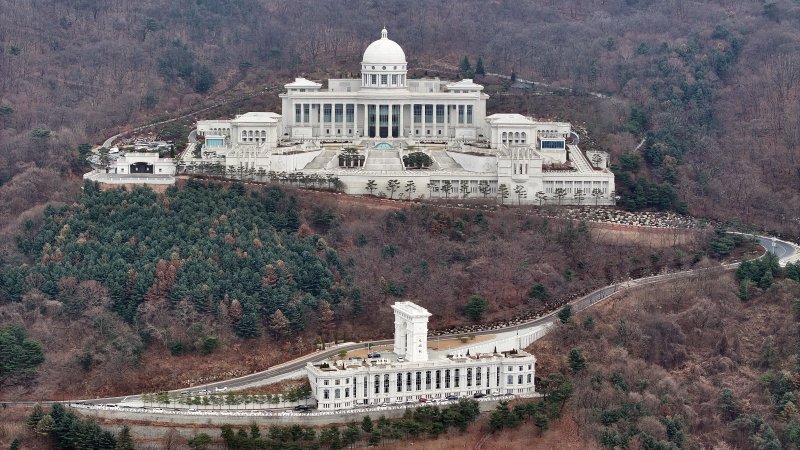 10일 경기 가평군 설악면에 위치한 통일교 천정궁. 2025.12.10/뉴스1 ⓒ News1 김진환 기자