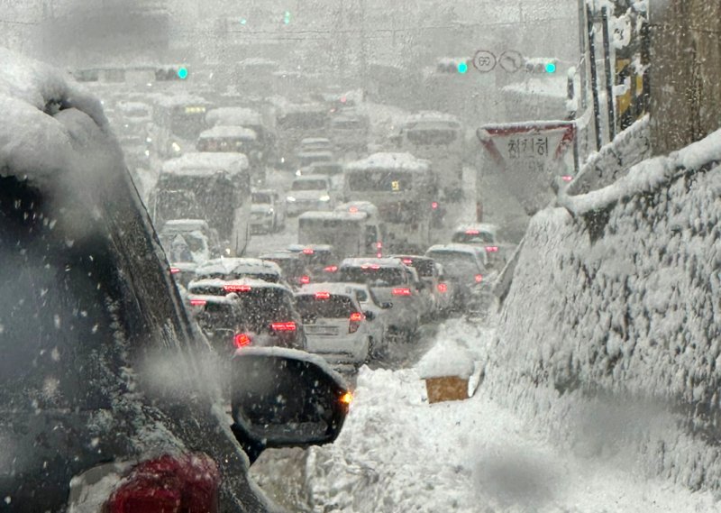 강원 동해안 폭설 자료사진.(뉴스1 DB)