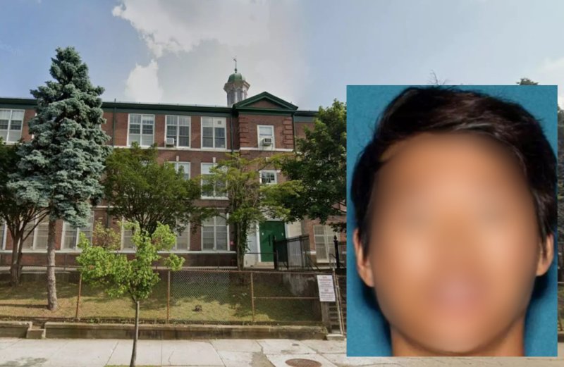 [뉴시스] 미국 뉴저지주의 패터슨 공립학교에서 한국인 남교사가 9세 여아를 성추행한 혐의로 기소됐다. 사진은 해당 학교와 가해 남교사의 모습. (사진 = 뉴저지101.5 갈무리) 2025.12.11. *재판매 및 DB 금지