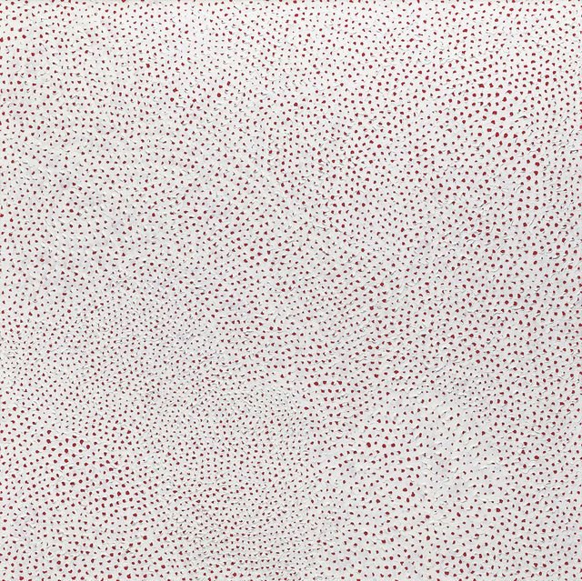 시작가 20억원에 출품된 야요이 쿠사마 'Infinity-Nets (OBBXT)' 100×100cm, 2006. *재판매 및 DB 금지