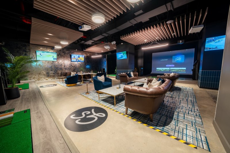 골프존소셜 3호점(뉴욕 브루클린) 내부 전경 (골프존 제공)