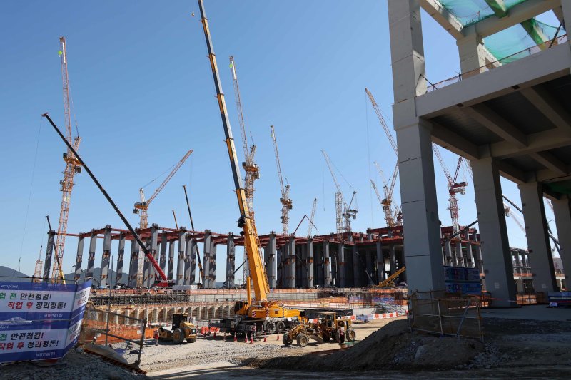 11일 오전 경기 용인시 처인구 반도체 클러스터 건설 현장. 2025.9.11/뉴스1 ⓒ News1 청사사진기자단