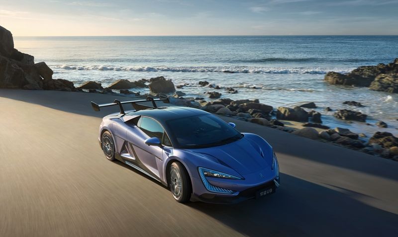 BYD 초고성능 하이퍼카 모델 '양왕 U9'. 삼천리EV 제공