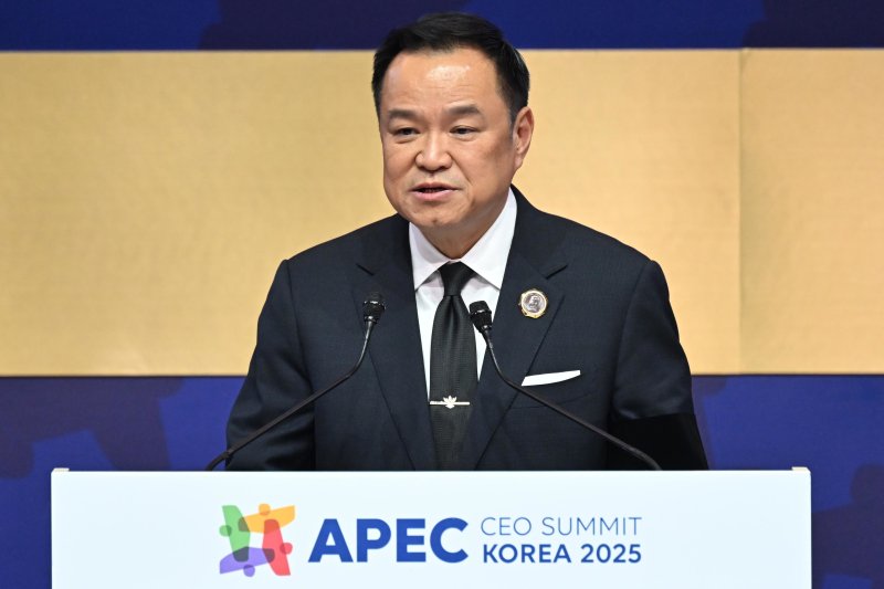 아누틴 찬위라꾼 태국 총리가. (공동취재) 2025.10.30/뉴스1 ⓒ News1 김민지 기자