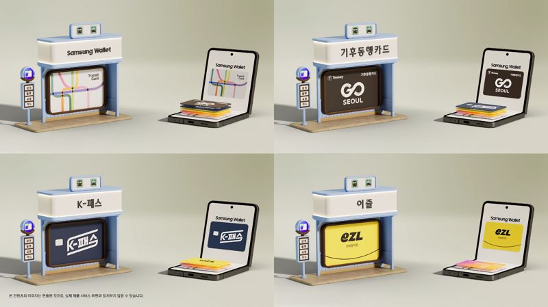 삼성 월렛 교통카드 서비스 추가 확대 이미지. 삼성전자 제공
