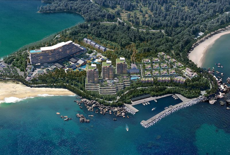 강원도 고성군 ‘화진포 국제 휴양관광지’ 예상 조감도. 호반그룹 제공