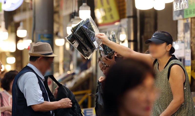 29일 서울 시내 한 전통시장의 모습. 2025.8.29/뉴스1 ⓒ News1 김진환 기자
