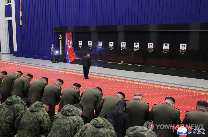 북한, 러 파병 공병부대 귀국 환영식 진행 (출처=연합뉴스)