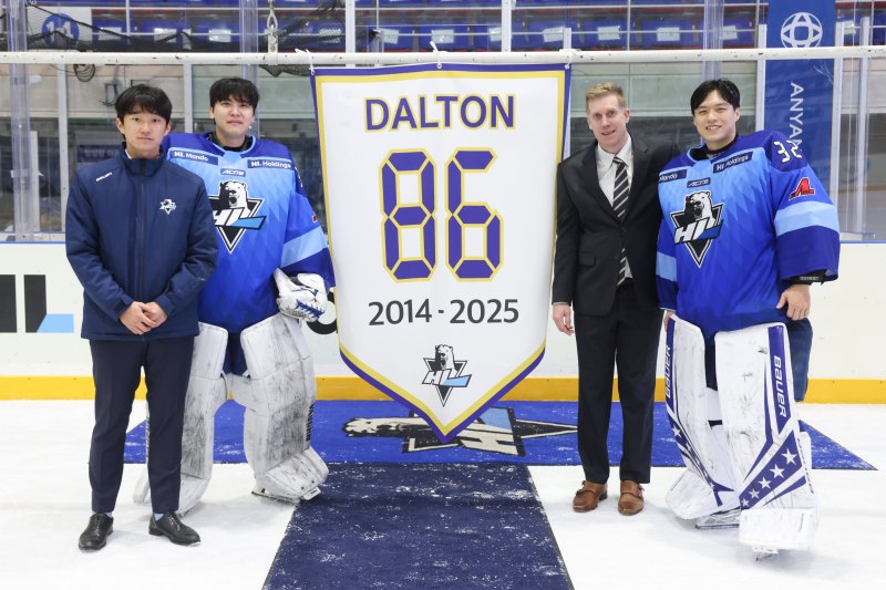 [서울=뉴시스] 아이스하키 HL 안양의 맷 돌턴. (사진=HL 안양 제공) *재판매 및 DB 금지