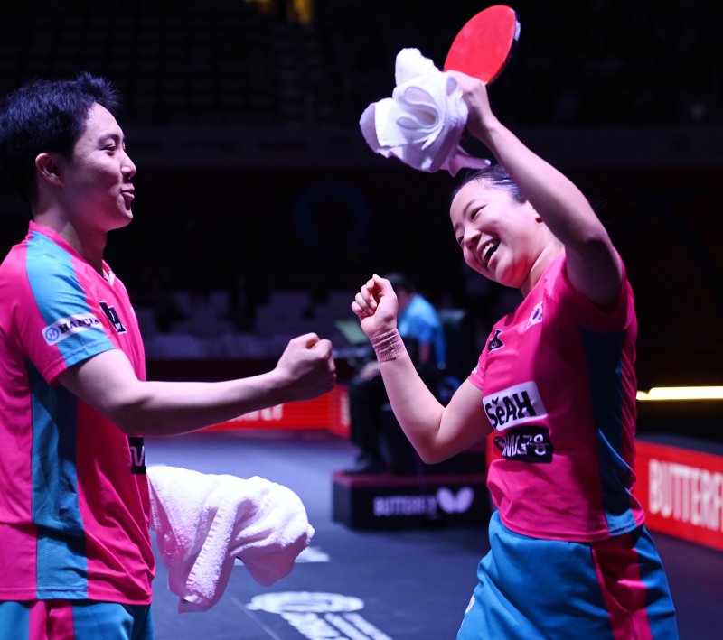 한국 탁구 혼합복식 임종훈-신유빈 듀오 . 2025.5.22/뉴스1 ⓒ News1 사진공동취재단